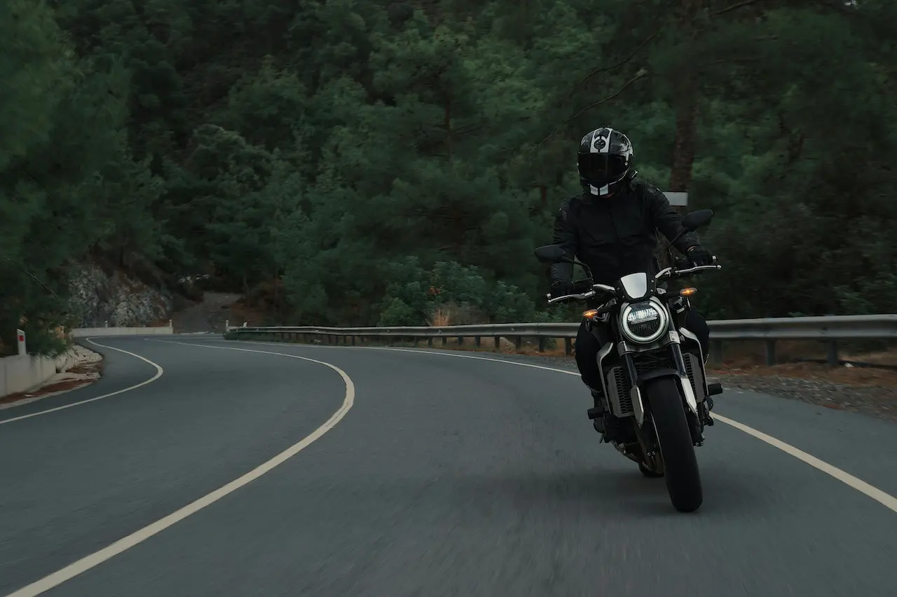 Motorbike Riding In The Hills